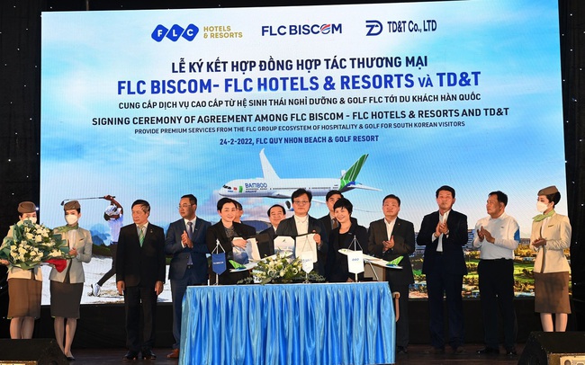 Gần 30 chuyến bay Bamboo Airways đưa khách Hàn đến FLC Quy Nhơn trong quý 2/2022
